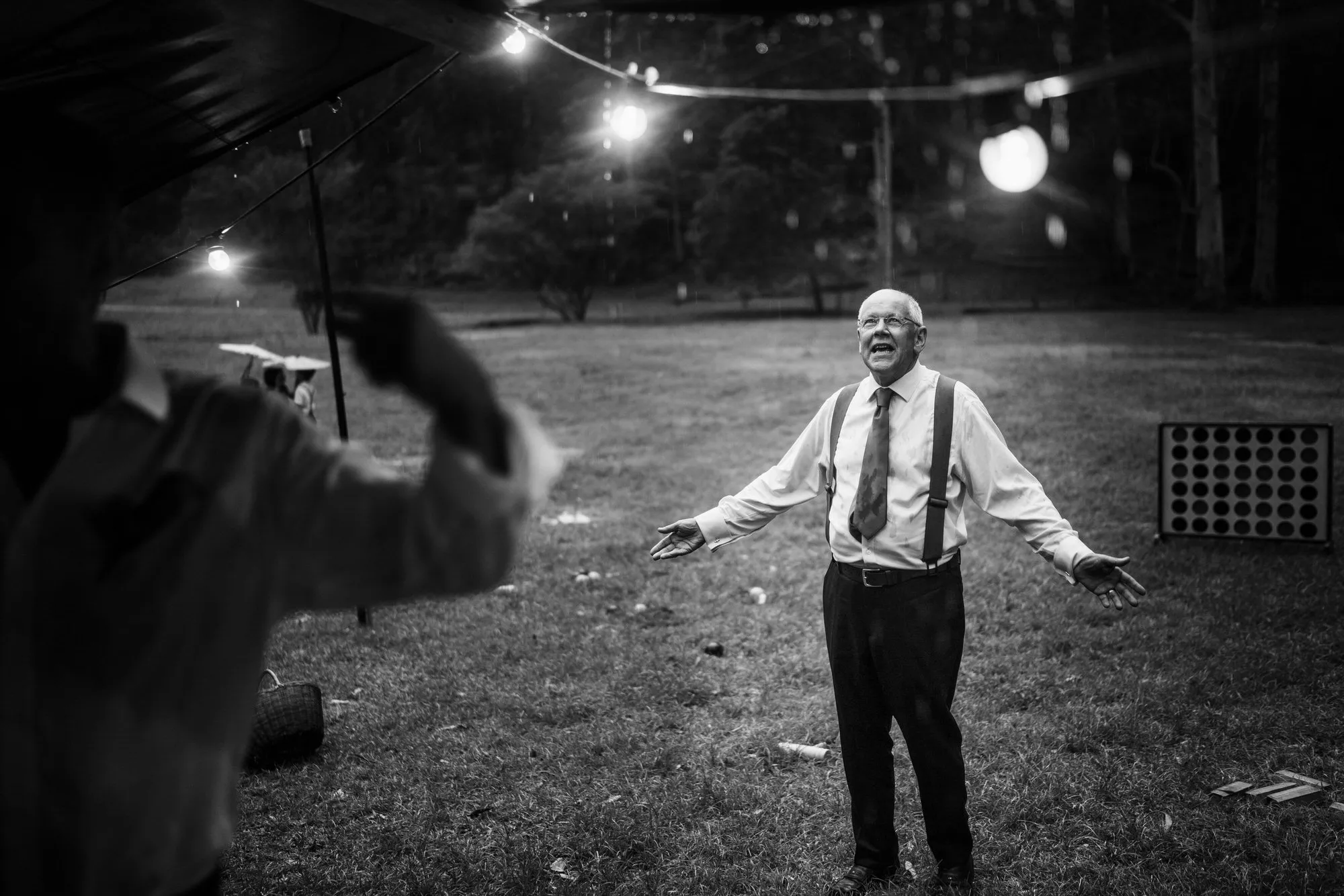 Loved Up Club candid rainy day wedding photography in Sydney